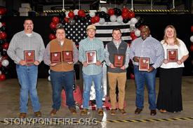 2024 Award Winners

Tyler Stafford - Officer of the Year, Colby Cockrell - Officer and First Responder of the Year, Noah Johnson - Jr Firefighter of the Year, Garren Smith - Firefighter of the Year, Bud Tatum - Auxiliary Member of the Year, Autumn Norman - Chief's Award


** Not pictured - Matt Hartsoe - Officer of the Year **